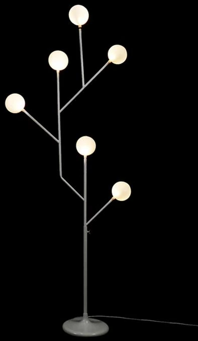 LED Metal Stand With Ball Light x6